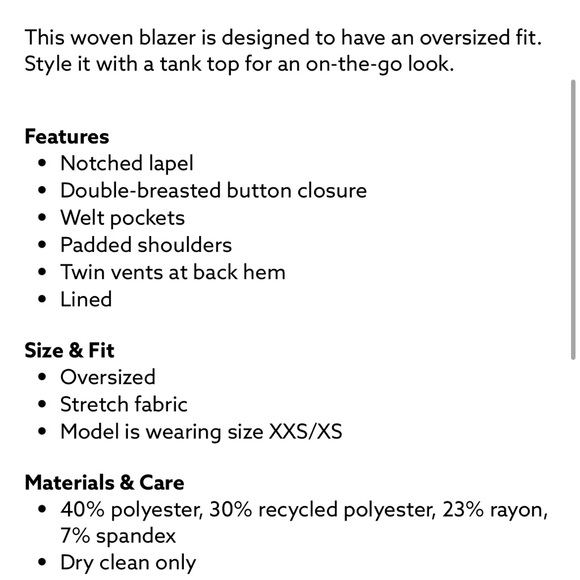 Dynamite Noa Oversized Blazer - Picture 10 of 10